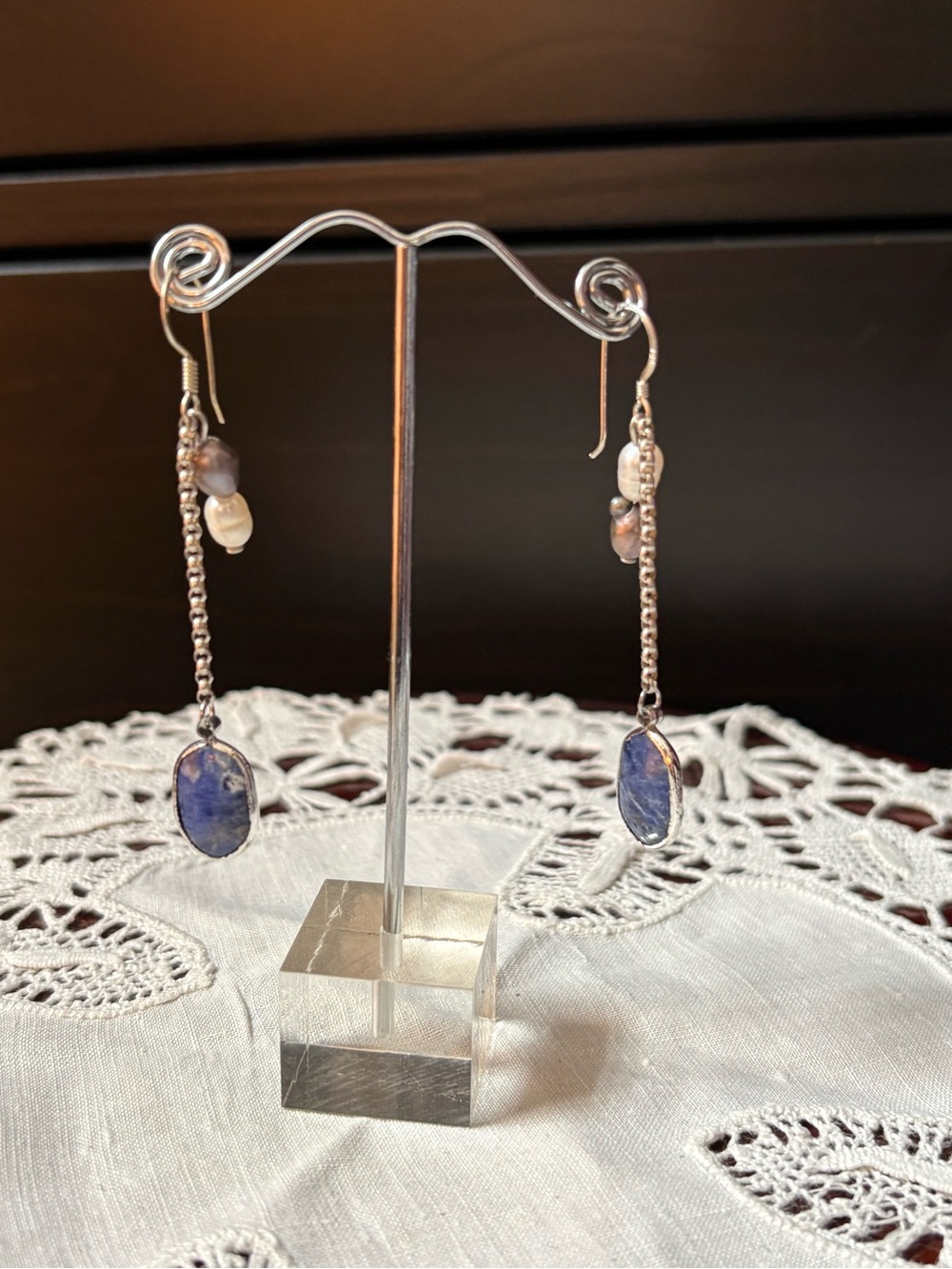 Sterling Silver Dangle Earrings